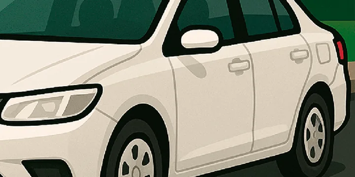 Carro blanco de servicio especial
